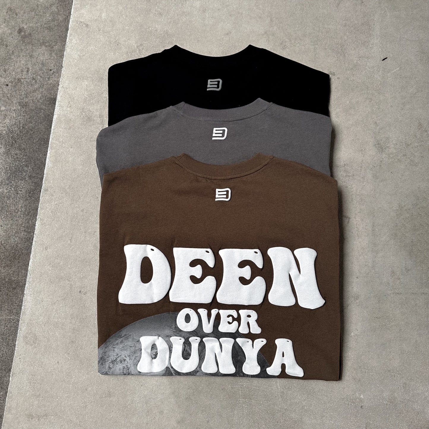 DEEN OVER DUNYA OVERSIZED T-SHIRT