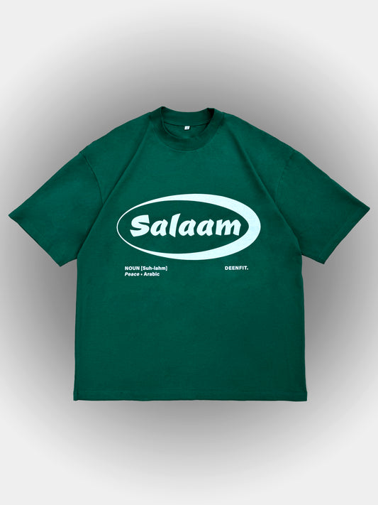 SALAAM OVERSIZED TSHIRT - FOREST GREEN