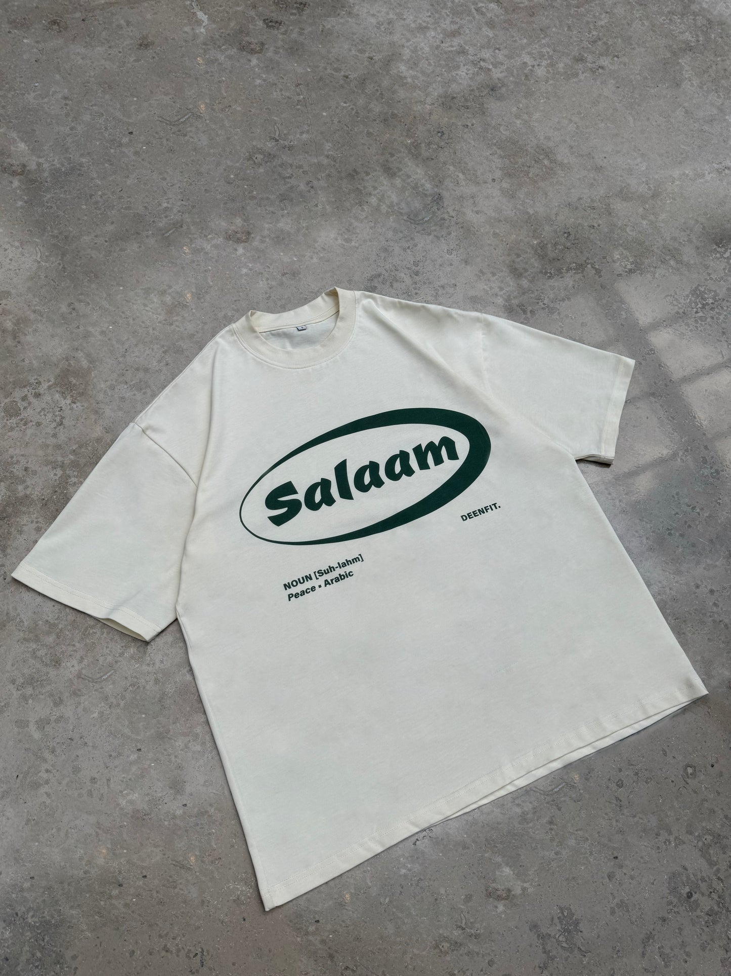 SALAAM OVERSIZED T-SHIRT - SEASHELL ECRU